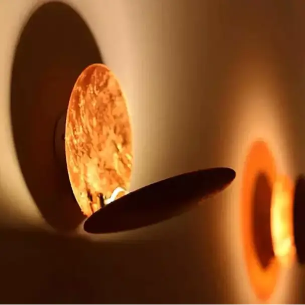 Wall Sconce - Modern Scandinavian Art in the Shape of an Eclipse. | Ka-mostore