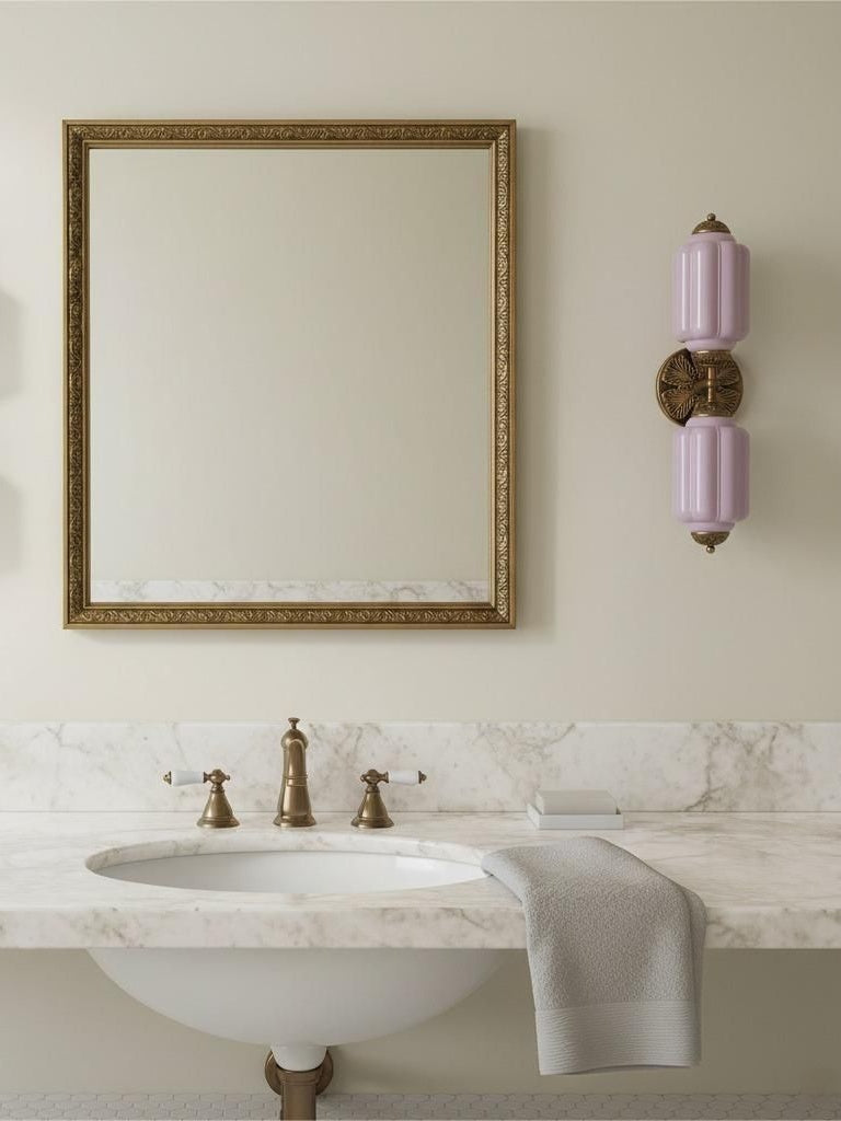 Eloise Vintage Glass Horizontal Wall Light For Living Room And Hallway