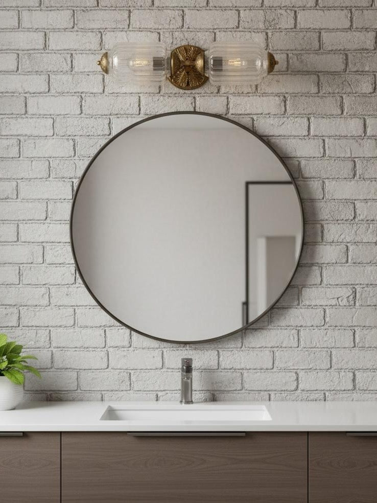 Eloise Vintage Glass Horizontal Wall Light For Living Room And Hallway