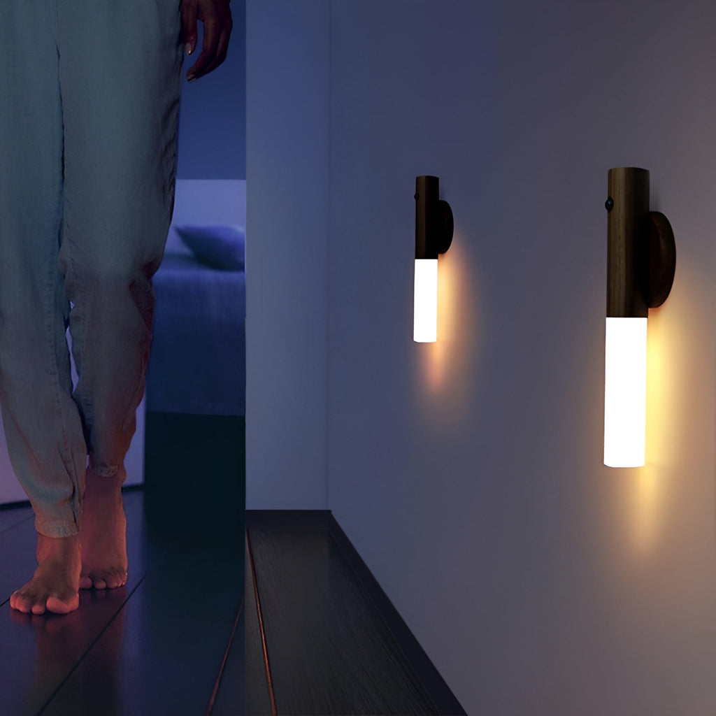 NordLicht applique sans fil avec détecteur de mouvement et fixation magnétique — lampe à piles
