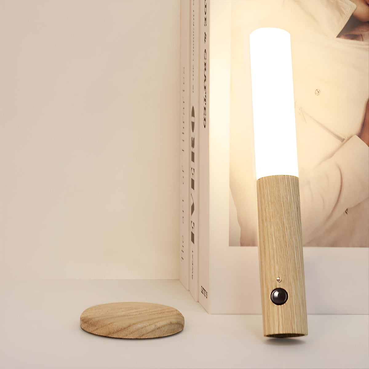 NordLicht applique sans fil avec détecteur de mouvement et fixation magnétique — lampe à piles