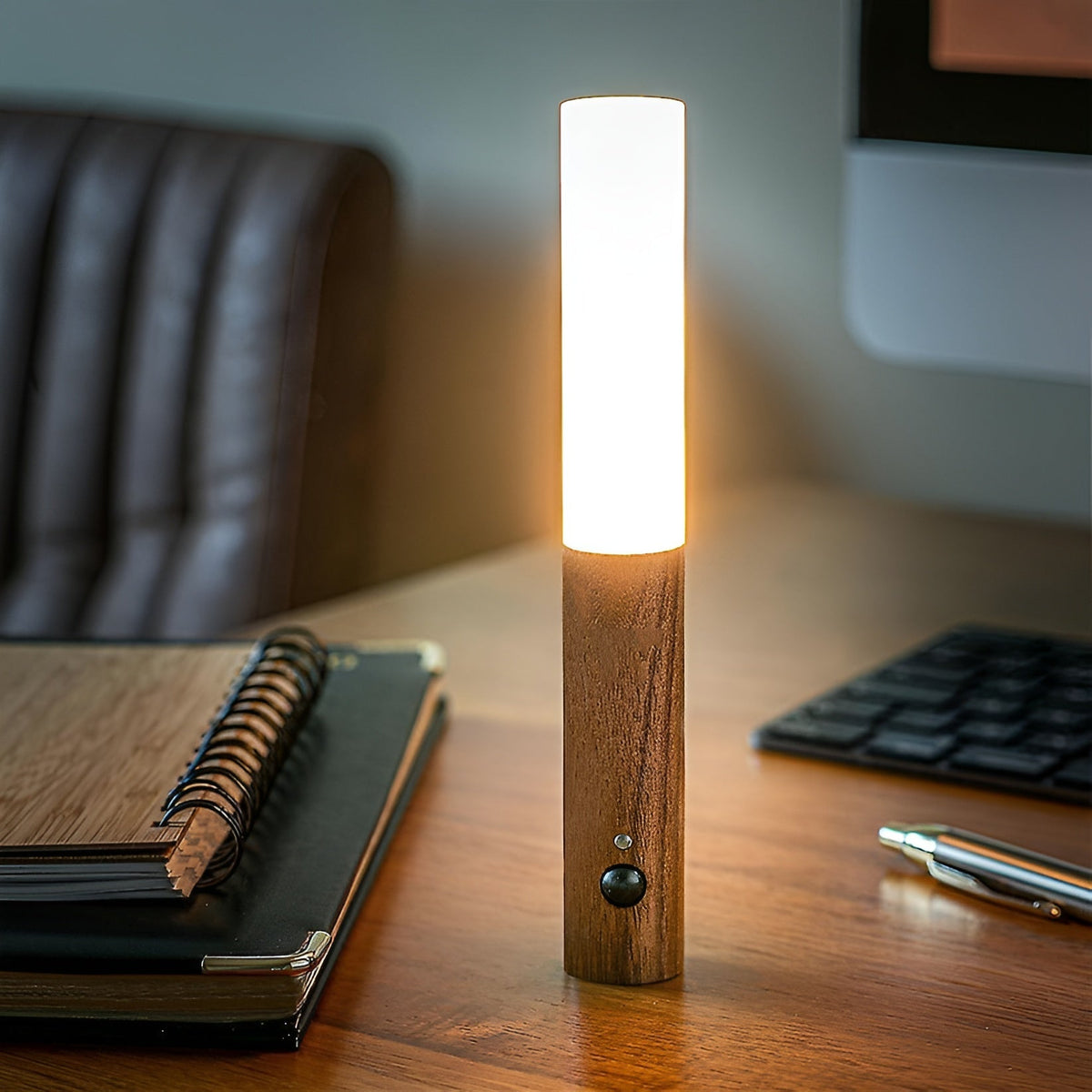 NordLicht applique sans fil avec détecteur de mouvement et fixation magnétique — lampe à piles