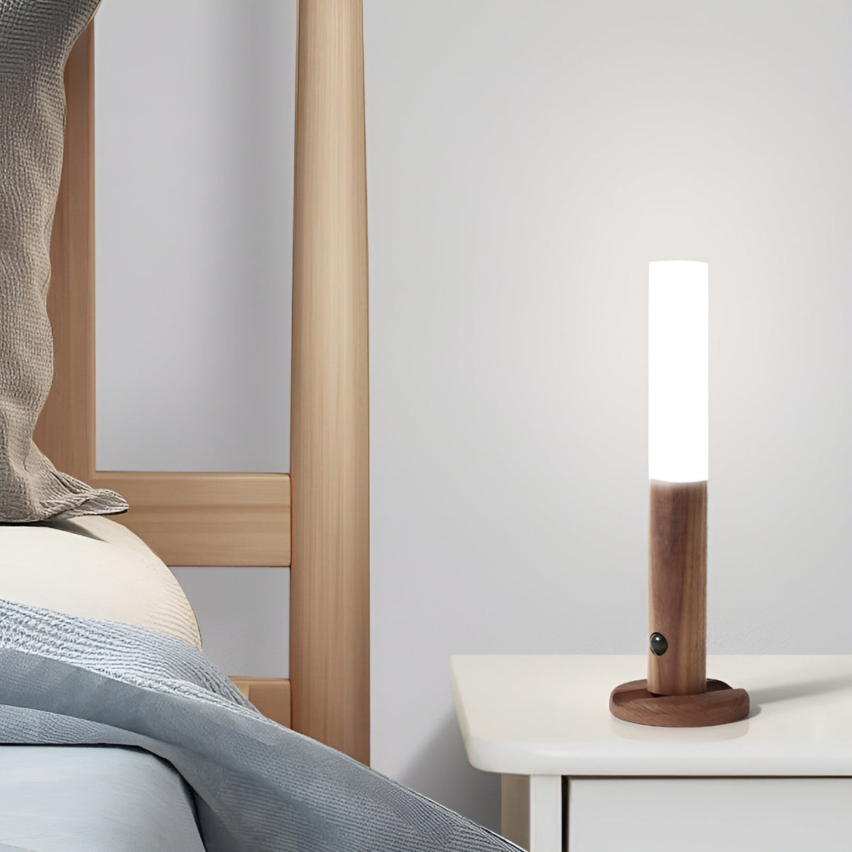 NordLicht applique sans fil avec détecteur de mouvement et fixation magnétique — lampe à piles