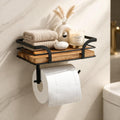 Nordvero toiletpapirholder med hylde — pladsbesparende opbevaring