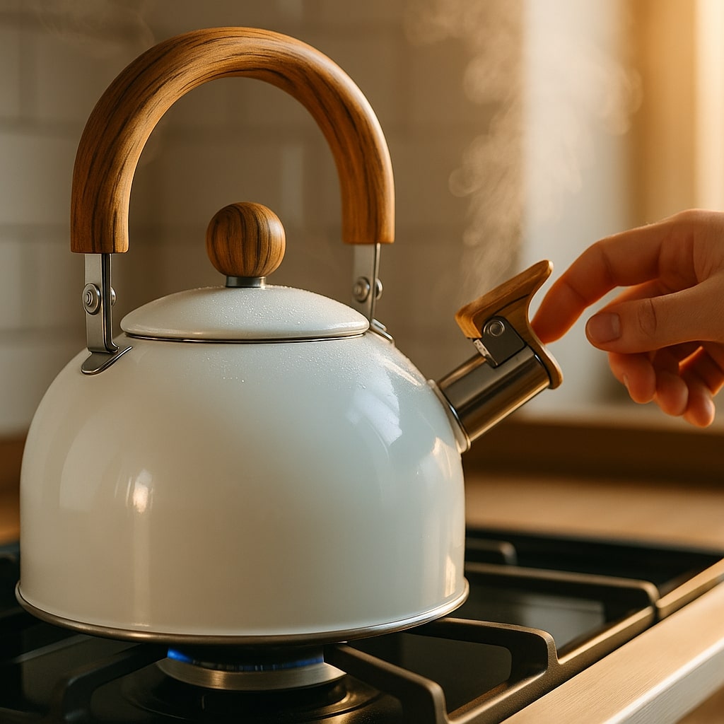 Kessora Stainless Steel Kettle — Retro-Style Kitchen Boiling Kettle