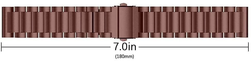 Bronzově zlatý řemínek s články pro Samsung Galaxy Watch 3 41 mm