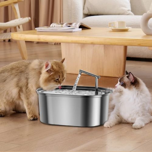 water fountain for cats | STAINLESS STEEL FOUNTAIN | Ka-mostore