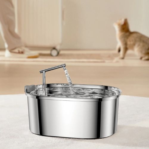 water fountain for cats | STAINLESS STEEL FOUNTAIN | Ka-mostore