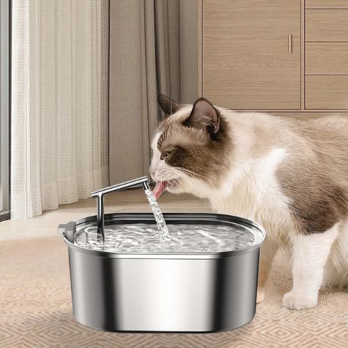 water fountain for cats | STAINLESS STEEL FOUNTAIN | Ka-mostore