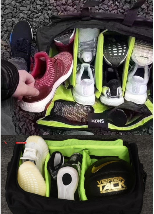 Water-Resistant Multi-Compartment Sneaker & Gear Travel Bag | Ka-mostore