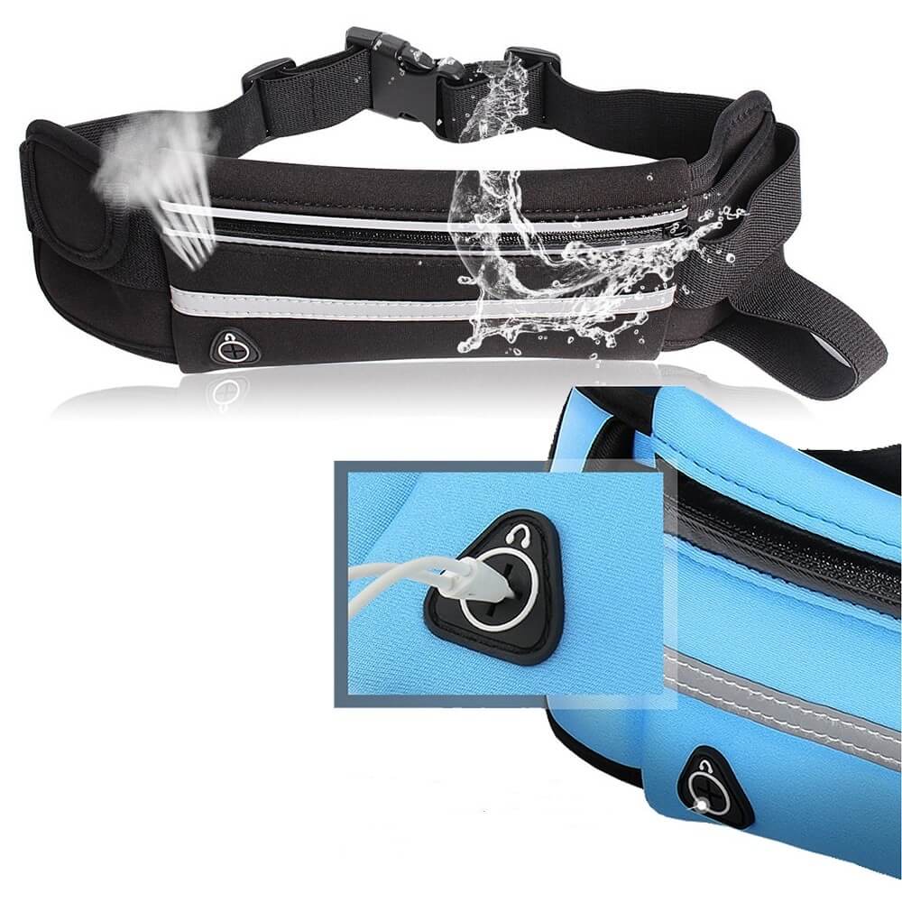 Water-Resistant Running Waist Belt – Fitness & Travel Storage Pack | Ka-mostore