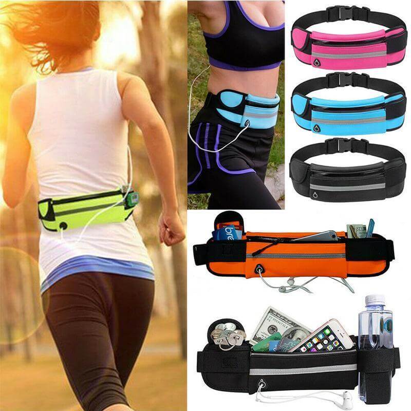 Water-Resistant Running Waist Belt – Fitness & Travel Storage Pack | Ka-mostore