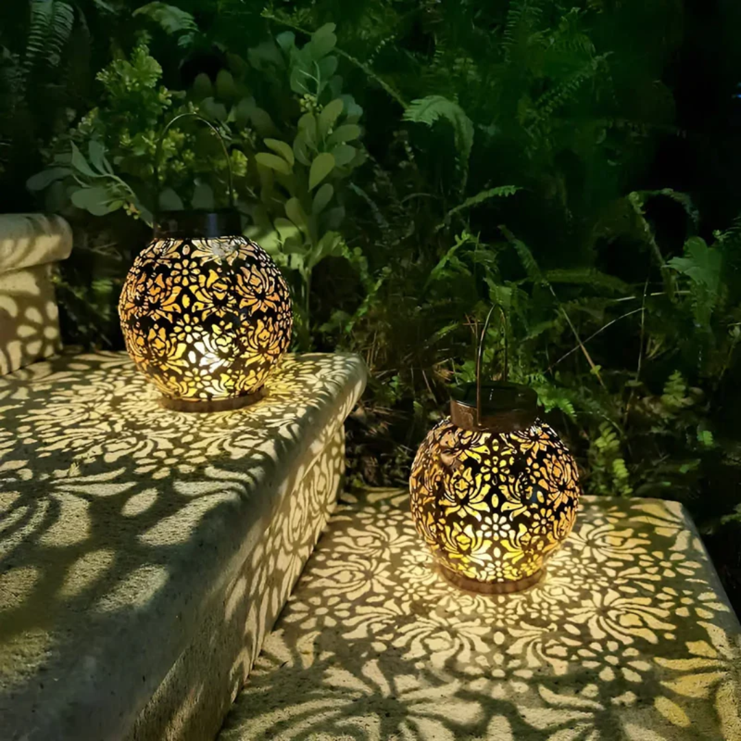 Solar Powered Outdoor Hanging Lantern - Waterproof LED | Ka-mostore