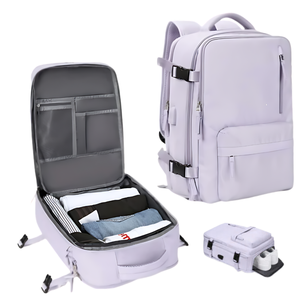 Waterproof Travel Backpack with Integrated USB Charger | Ka-mostore