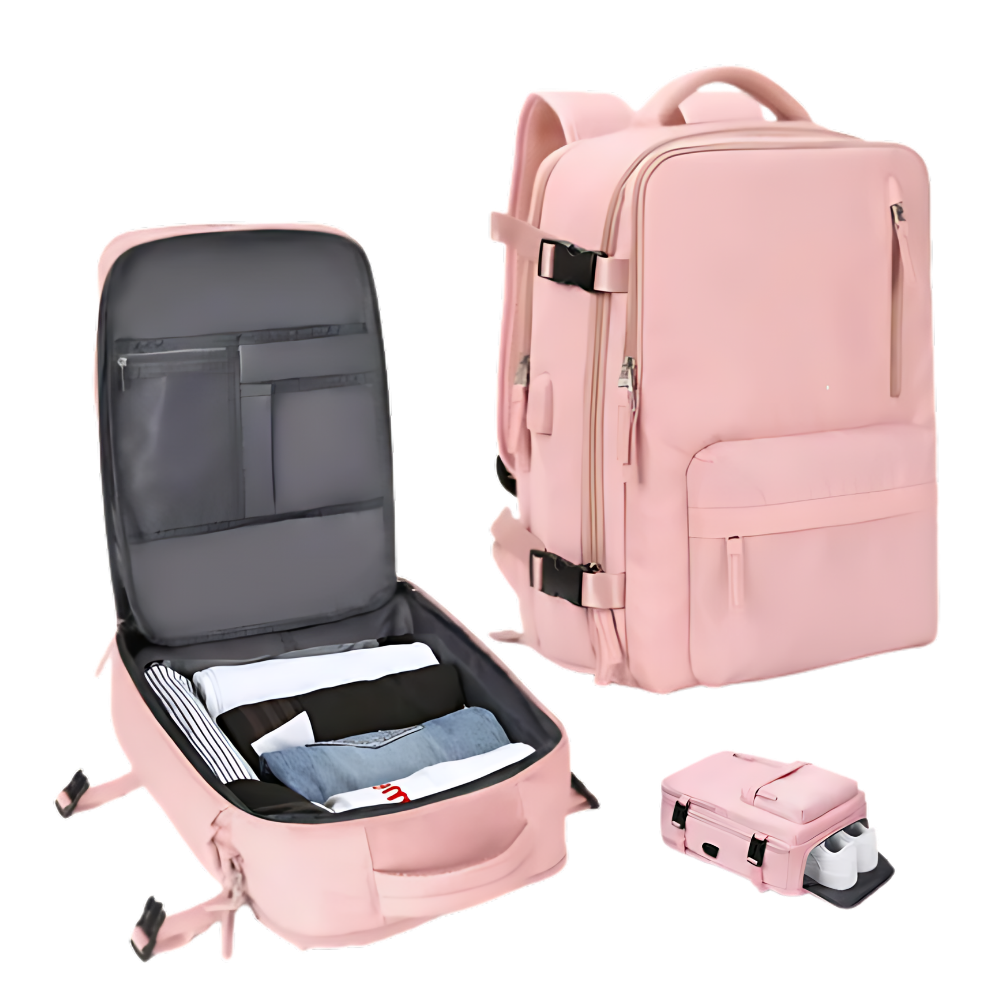 Waterproof Travel Backpack with Integrated USB Charger | Ka-mostore