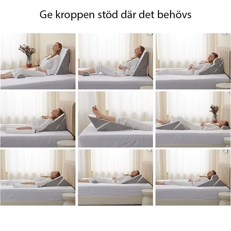 Wedge Pillow Adjustable - Support for Back, Sleep & Rehab | Ka-mostore
