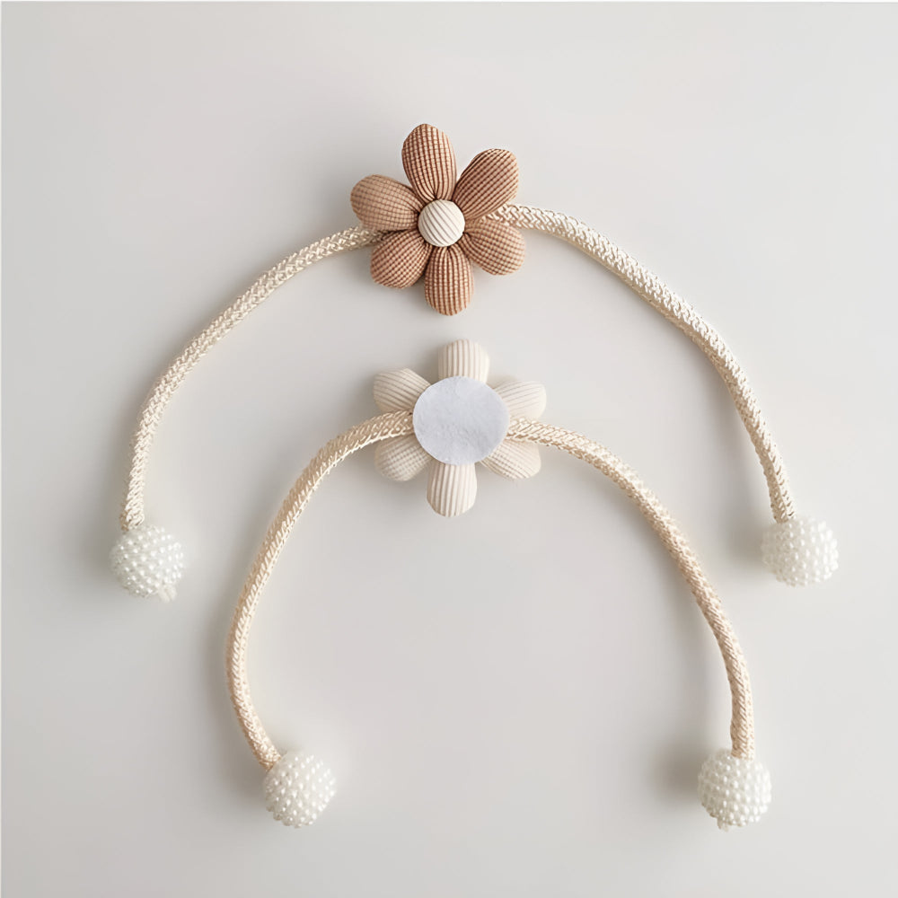 Whimsical Flower Curtain Tie Back | Ka-mostore