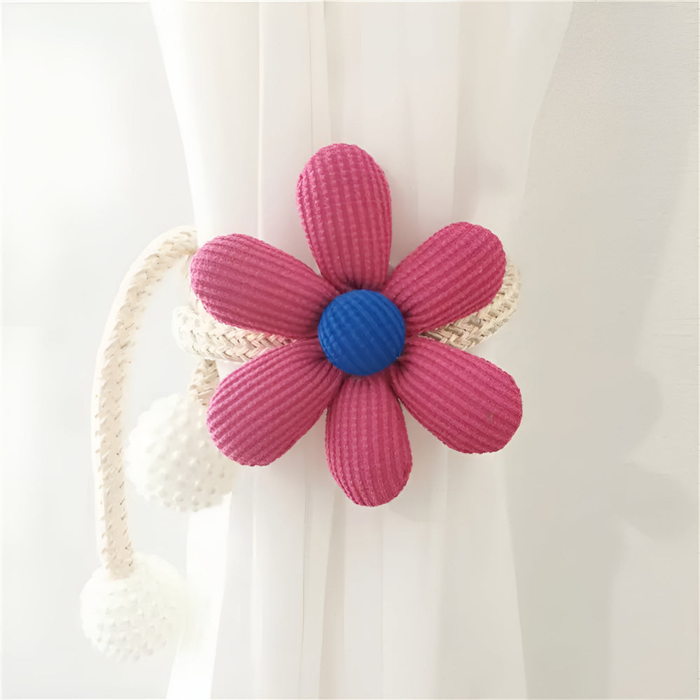 Whimsical Flower Curtain Tie Back | Ka-mostore