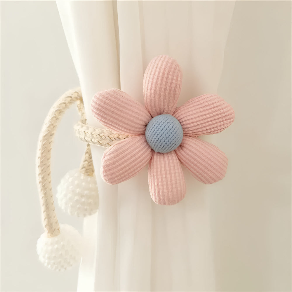Whimsical Flower Curtain Tie Back | Ka-mostore