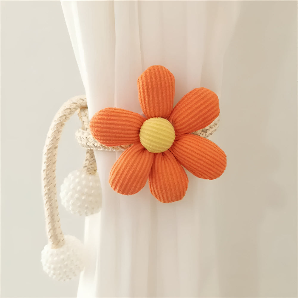 Whimsical Flower Curtain Tie Back | Ka-mostore