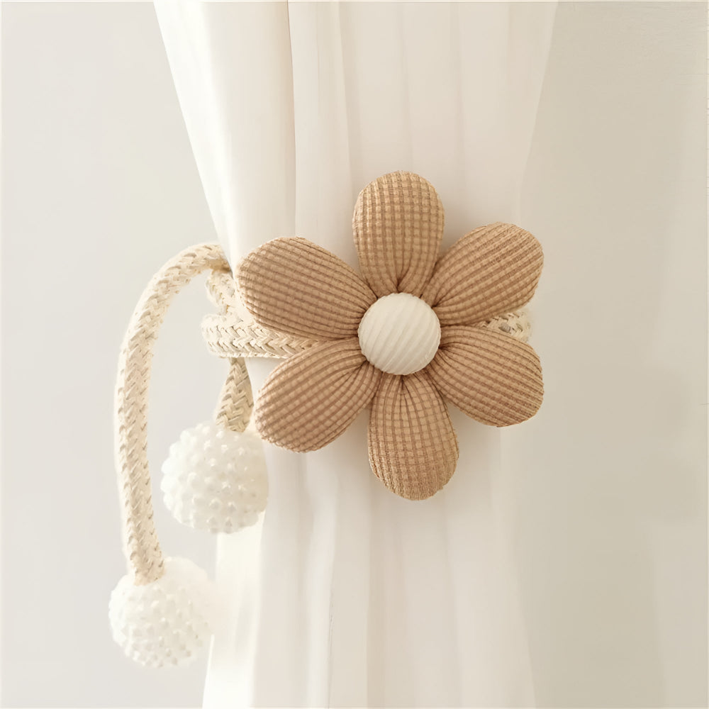 Whimsical Flower Curtain Tie Back | Ka-mostore