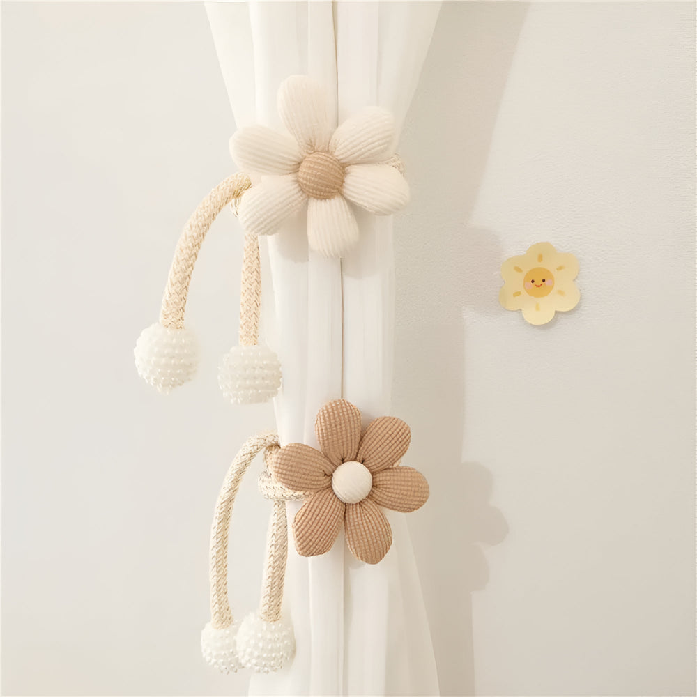 Whimsical Flower Curtain Tie Back | Ka-mostore