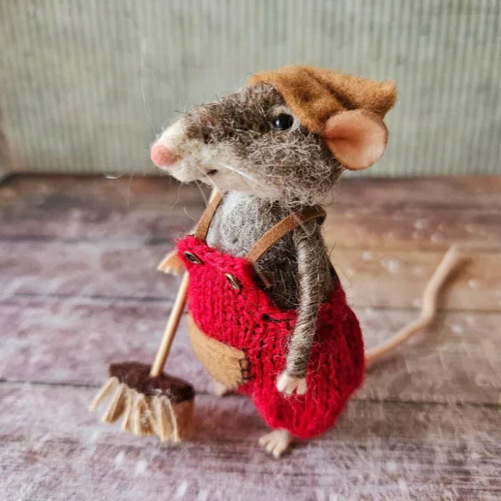 WhiskerWool – Handcrafted, Needle-Felted Mouse | Ka-mostore