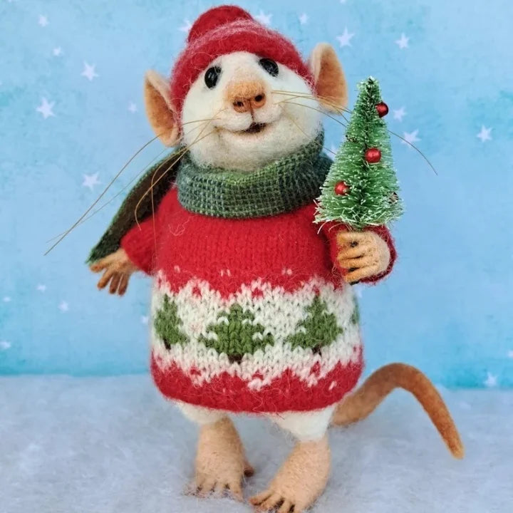 WhiskerWool – Handcrafted, Needle-Felted Mouse | Ka-mostore