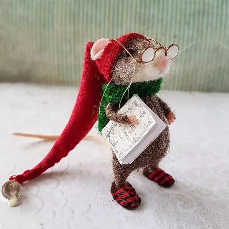 WhiskerWool – Handcrafted, Needle-Felted Mouse | Ka-mostore
