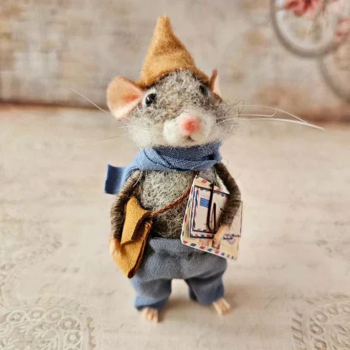 WhiskerWool – Handcrafted, Needle-Felted Mouse | Ka-mostore