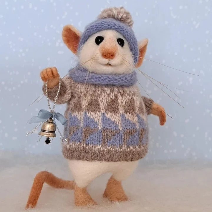WhiskerWool – Handcrafted, Needle-Felted Mouse | Ka-mostore