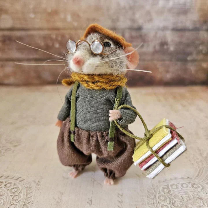 WhiskerWool – Handcrafted, Needle-Felted Mouse | Ka-mostore