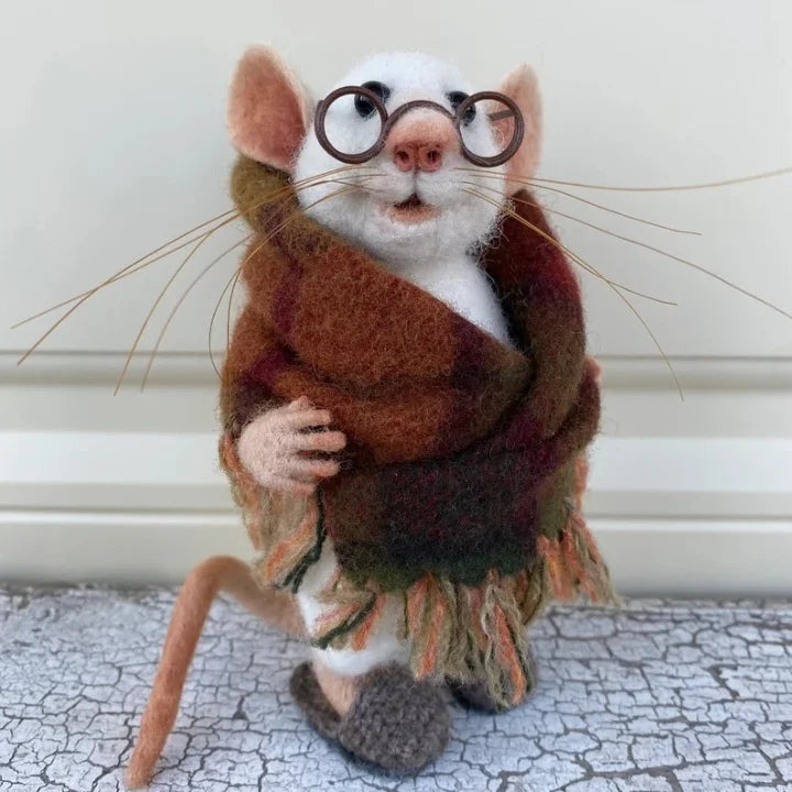 WhiskerWool – Handcrafted, Needle-Felted Mouse | Ka-mostore