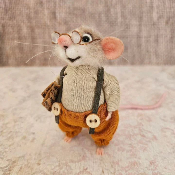 WhiskerWool – Handcrafted, Needle-Felted Mouse | Ka-mostore