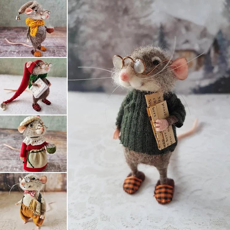 WhiskerWool – Handcrafted, Needle-Felted Mouse | Ka-mostore