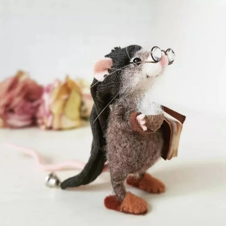 WhiskerWool – Handcrafted, Needle-Felted Mouse | Ka-mostore