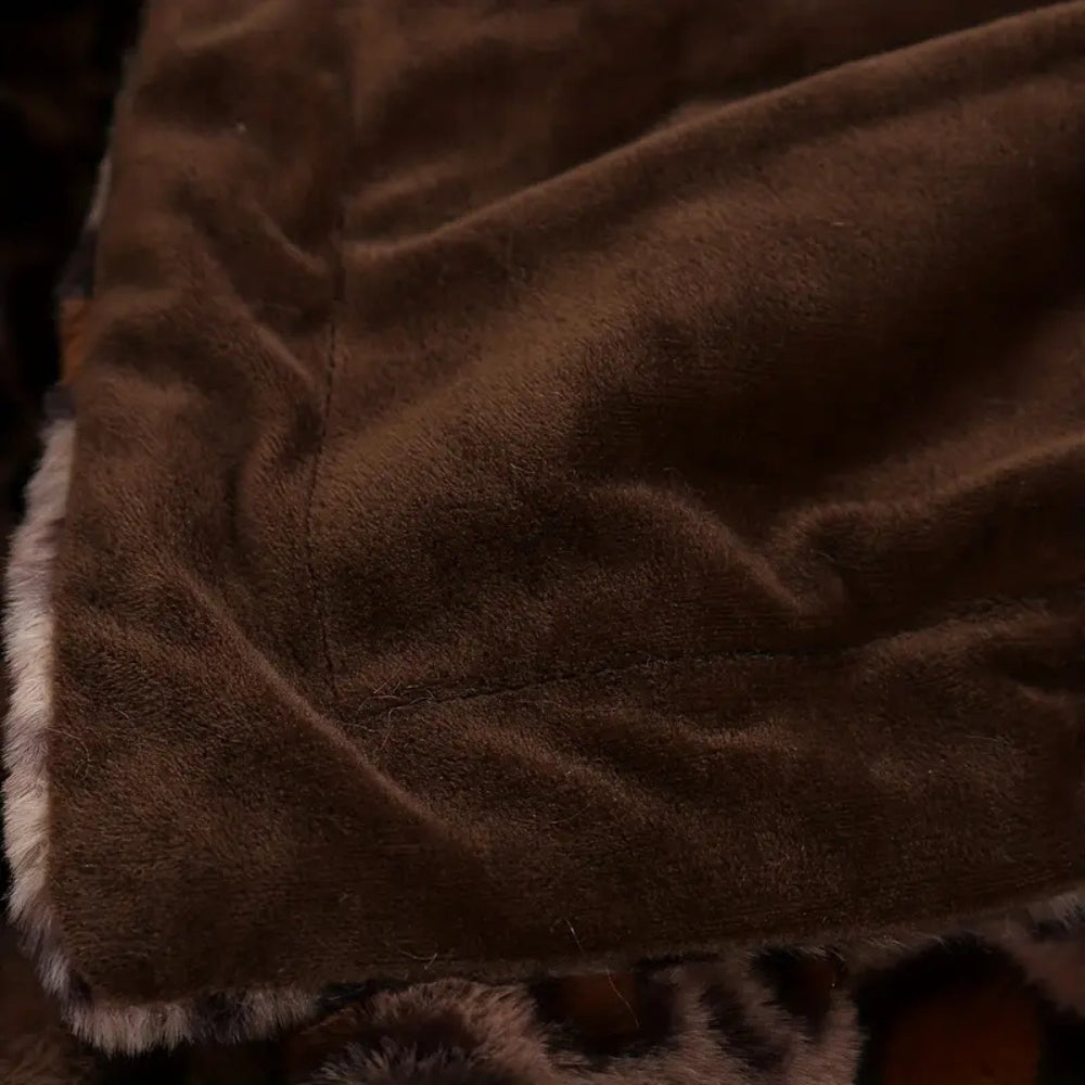Wild Elegance Leopard Print Blanket | Ka-mostore