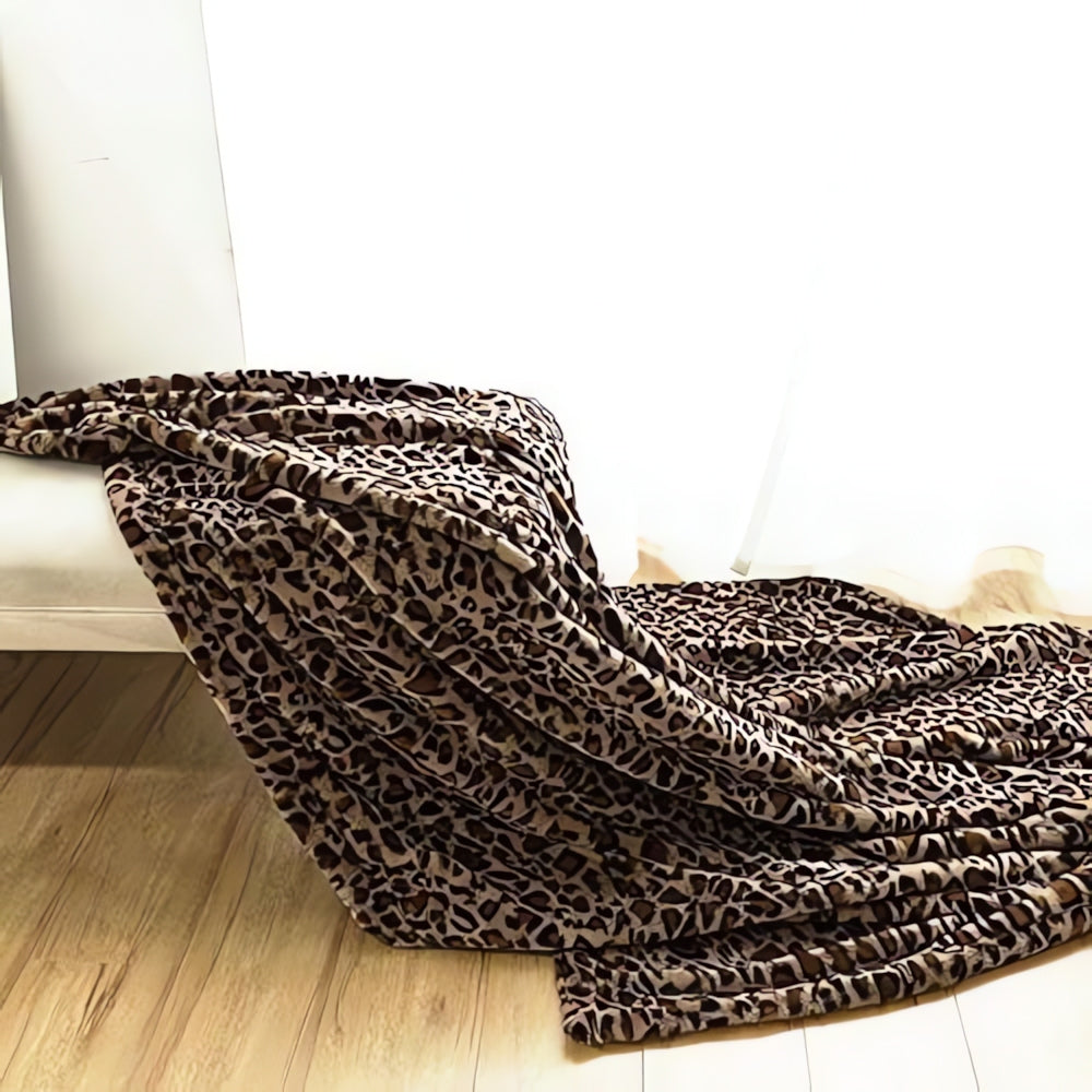 Wild Elegance Leopard Print Blanket | Ka-mostore