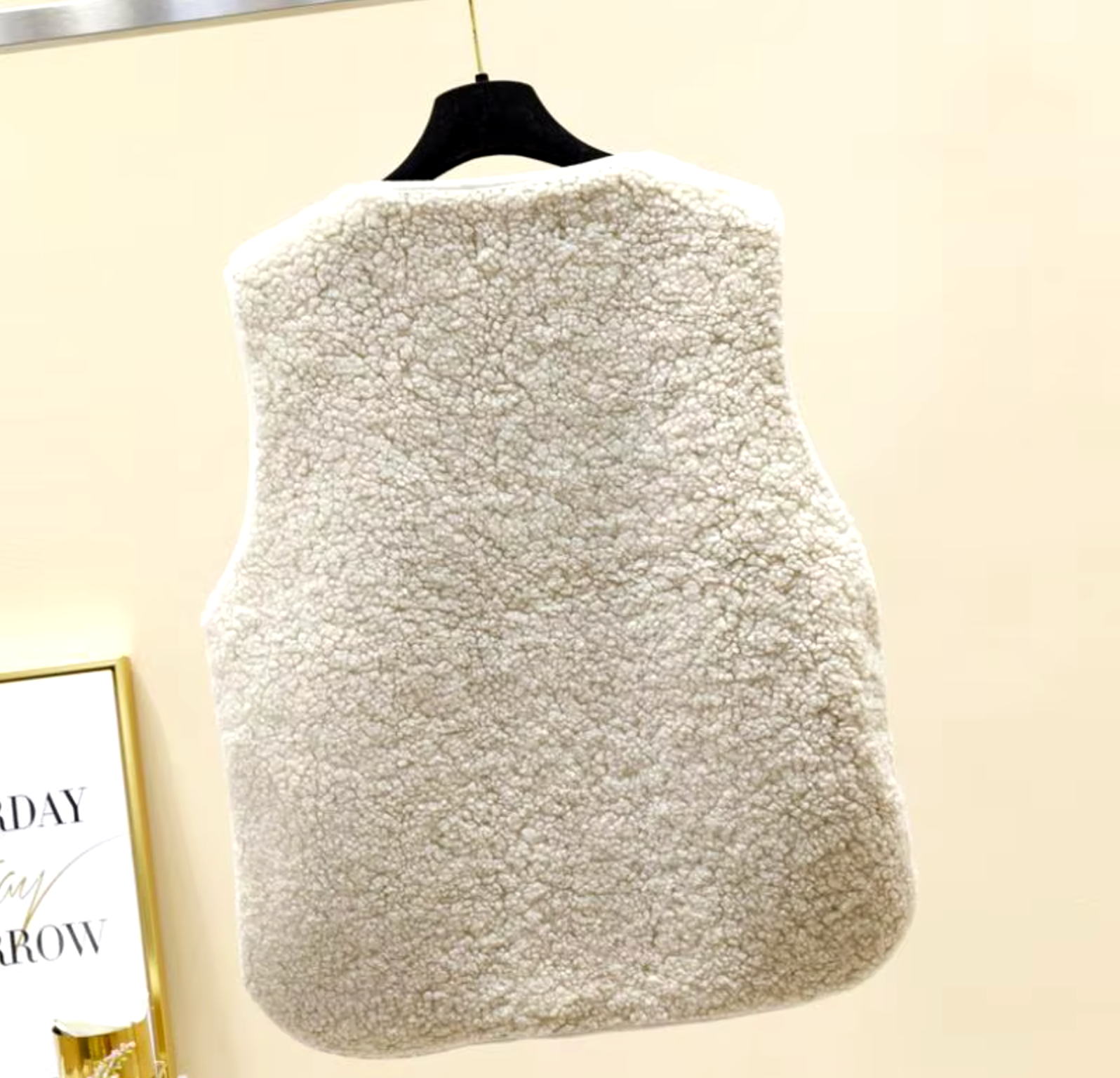 Women's Cozy Lambswool Fleece Vest | Ka-mostore