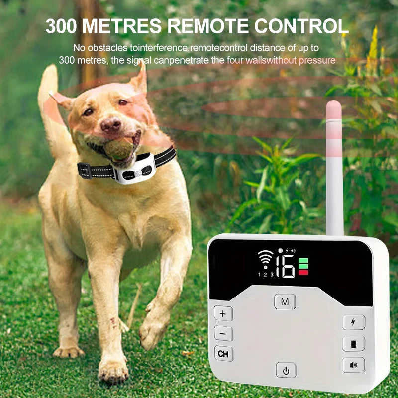 Wireless Fence & Training Collar 2-in-1 - Waterproof & Rechargeable | Ka-mostore