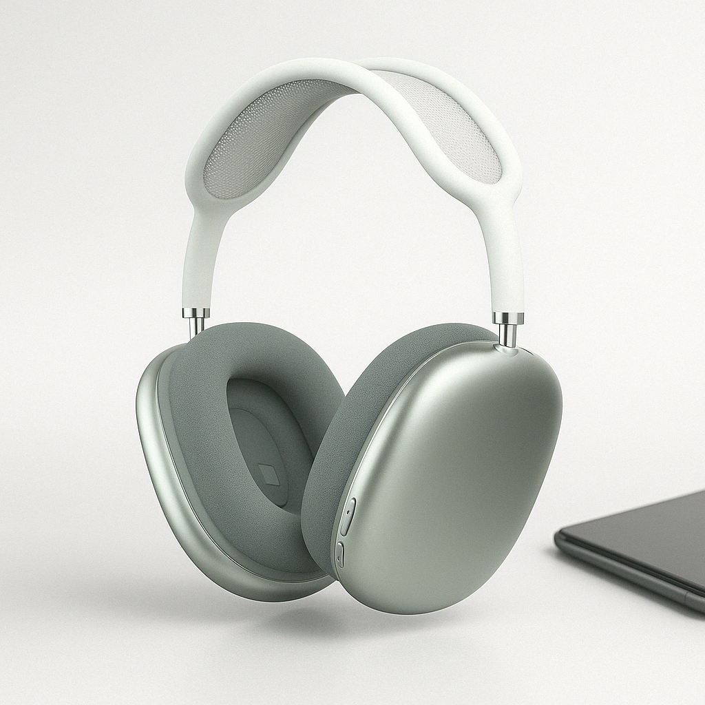 Wireless Noise-Cancelling Over-Ear Headphones | Ka-mostore