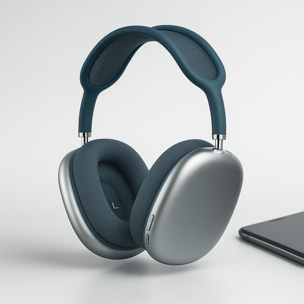 Wireless Noise-Cancelling Over-Ear Headphones | Ka-mostore