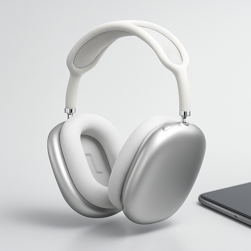 Wireless Noise-Cancelling Over-Ear Headphones | Ka-mostore