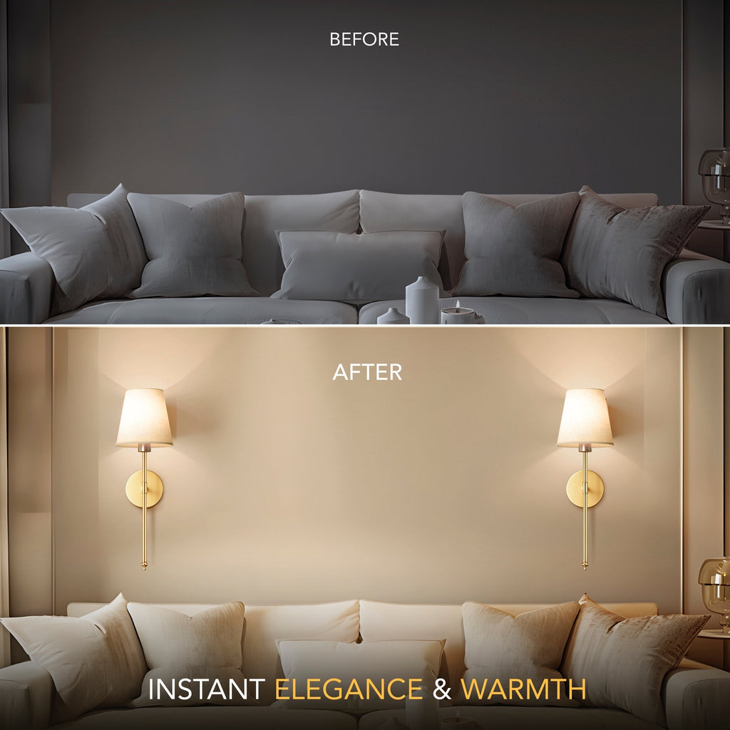 Wireless Wall Lights (Set of 2) | Ka-mostore
