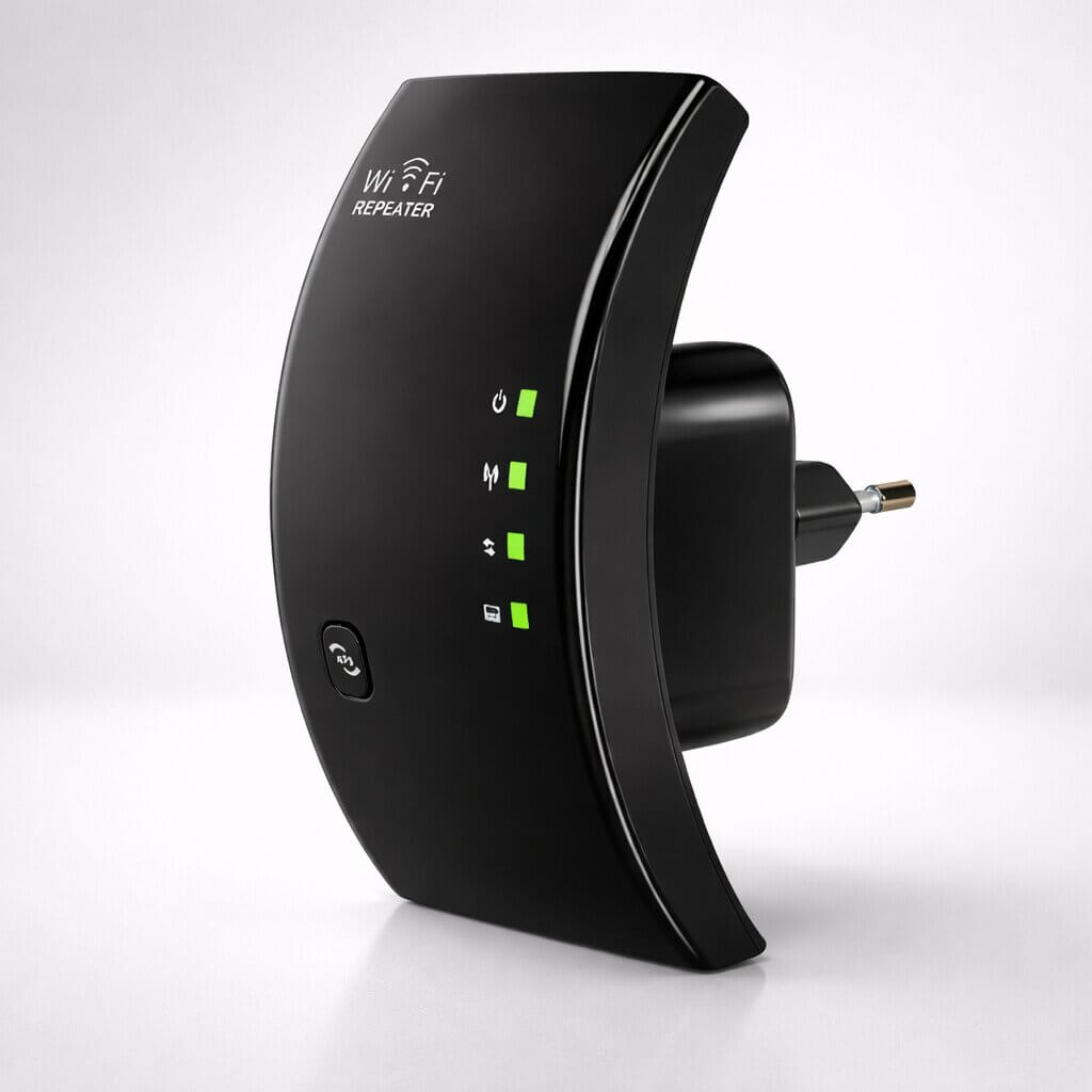 Netviora Wi-Fi-jelerősítő és -ismétlő — nagyobb hatótávolság, stabil kapcsolat