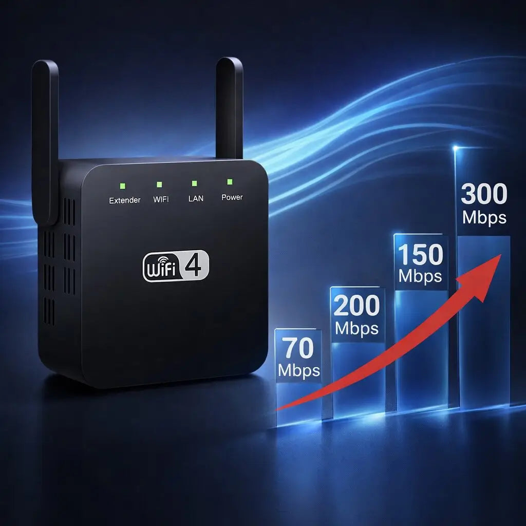 Netzklar Amplificatore e ripetitore Wi-Fi — Copertura di rete estesa e stabile