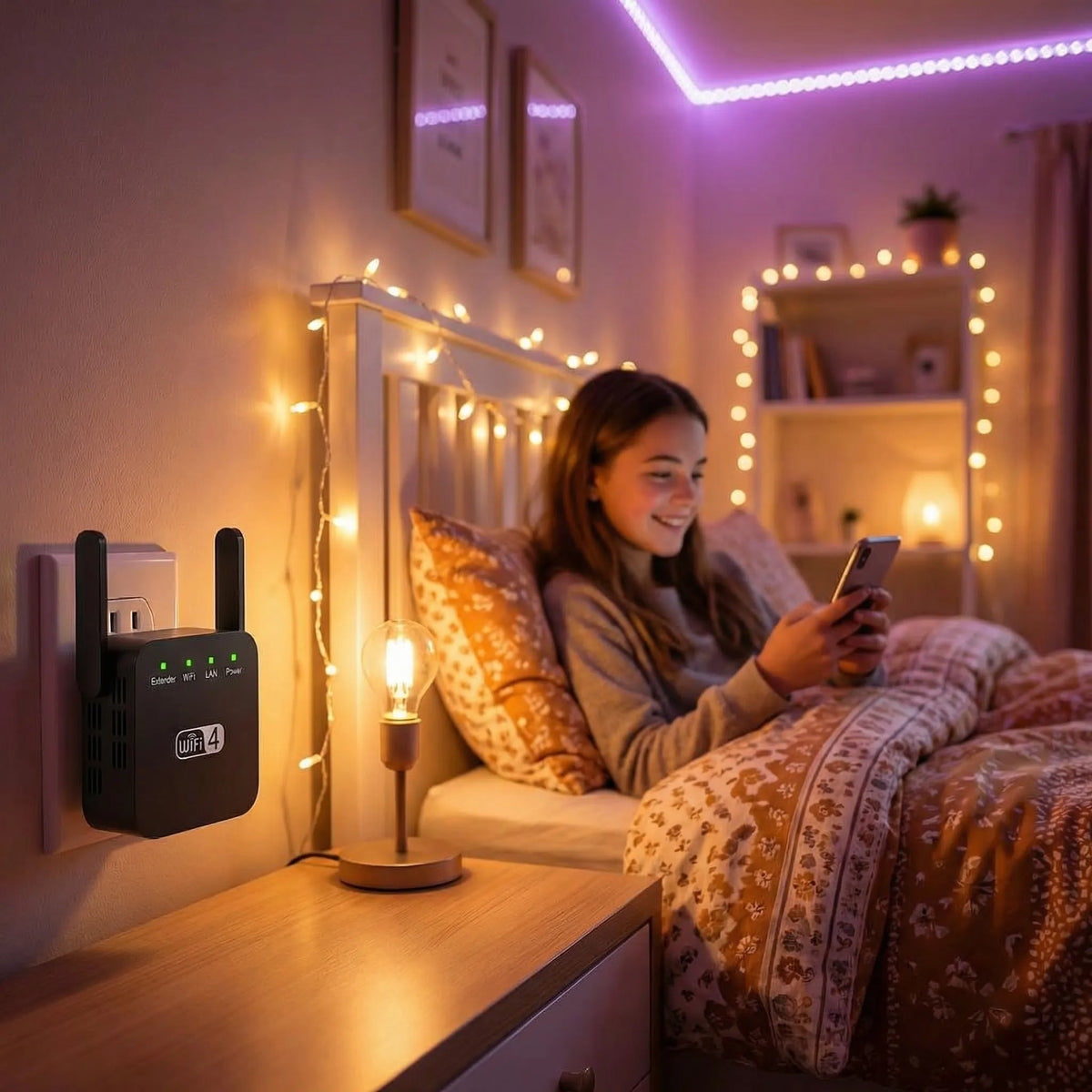 Netzklar Amplificatore e ripetitore Wi-Fi — Copertura di rete estesa e stabile