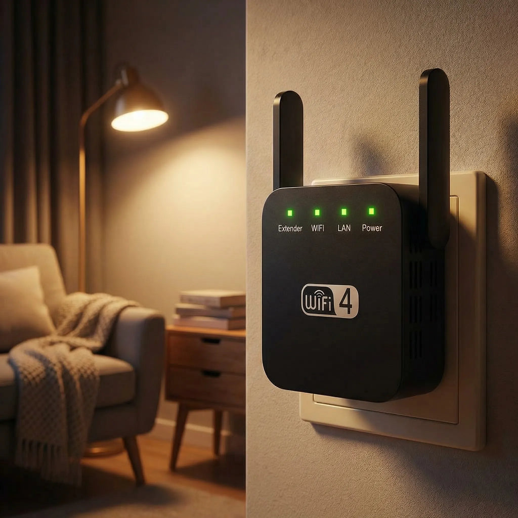 Netzklar Amplificatore e ripetitore Wi-Fi — Copertura di rete estesa e stabile