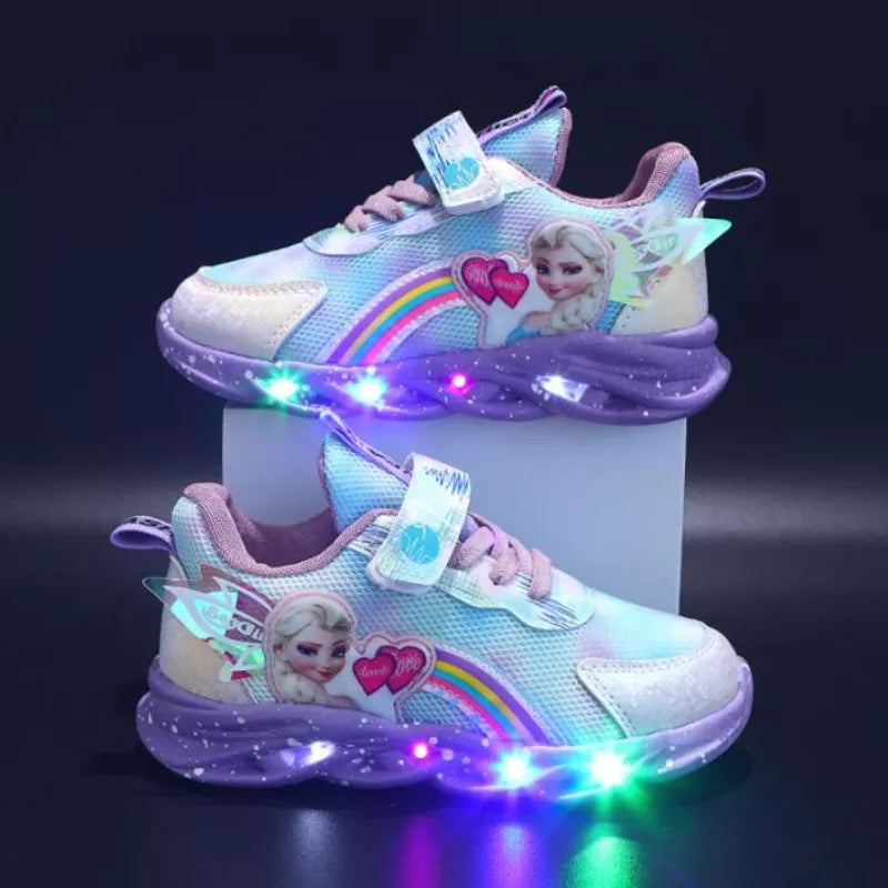 Sneakers luminose da bambina con grafiche animate | Ka-mostore
