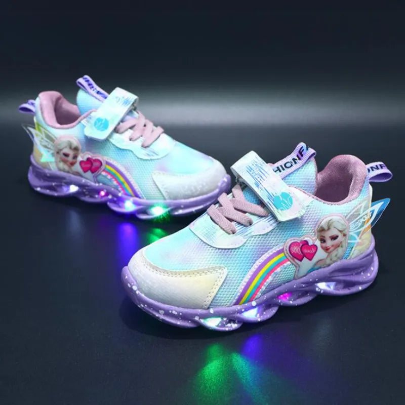 Sneakers luminose da bambina con grafiche animate | Ka-mostore